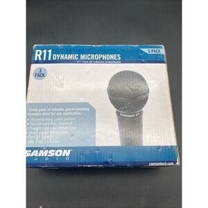 Samson R11 Microphone Set Unisex 3-Pack Grey‎ Metal Dynamic Recording